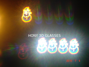 クリスマスのスノーマン党3D花火ガラスの虹のペーパー回折ガラス