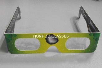 Ecoのペーパー日食ガラスのサン グラス/Hony 3dの日食見るガラス