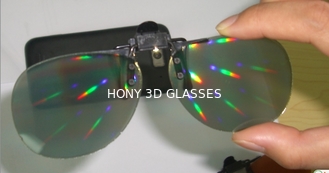 白い 3D 映画館の花火ガラスは抵抗 0.06mm Lense を損ないます