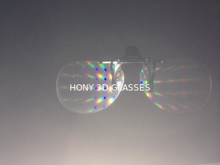 プラスチック花火ガラス、虹ガラス、ほぼ見られた人のための回折ガラスの2016上の新しいクリップ