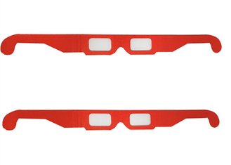 3Dデッサン映像EN71 ROHSのための彩度の深さのペーパー3Dガラスの赤い色