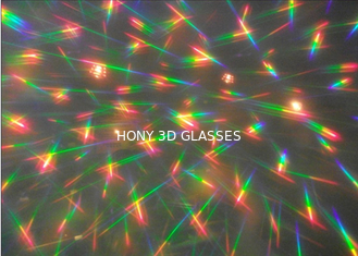 レーザー ショーのためのプリズム虹の花火ガラスは-二重回折をわめきます
