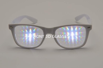 軽いショーのプラスチック 3D 花火ガラスはレンズのセリウム FCC RoHS を厚くします