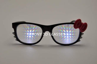 祭典のハローキティ 3D の花火ガラス/回折の Lense ガラス