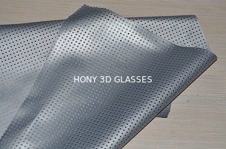 3D 映画館のために Foldable 穴があいたポリ塩化ビニールの銀の映写幕