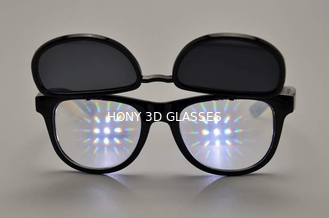ガラスの Eyewears を見る流行の Wayfare の回折 3D の花火