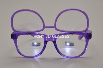 Lense 3D の花火ガラス、プラスチック回折ガラスを厚くして下さい