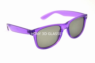 Hony の紫色フレームが付いているエメラルドの回折のフィルム 3D の花火ガラス