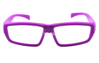紫色のプラスチック回折ガラスの使用 0.35mm 厚さレンズ