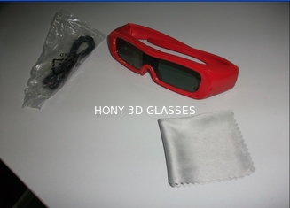 PC のプラスチック フレーム普遍的で活動的なシャッター 3D ガラス、IR ガラスは身に着けています