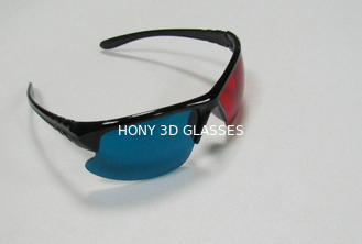アナグリフのプラスチック赤い青緑色 3D ガラス、再使用可能な分極されたガラス
