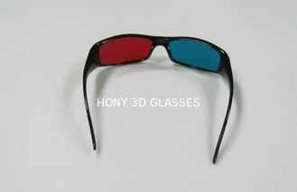 コンピュータ・ゲーム、映画のための 1.6mm ペット レンズのプラスチック赤い青緑色 3D ガラス