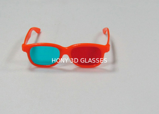 1.6mm の多彩な子供のプラスチック赤い青緑色 3d ガラスはレンズを厚くします