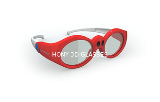 習慣は TV の赤いフレーム 120Hz のための Lcd レンズ DLP リンク 3D ガラスをからかいます