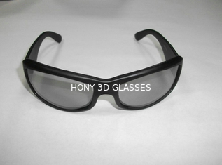 Imax の線形分極された 3D ガラスはとのプラスチック フレームのレンズを厚くします