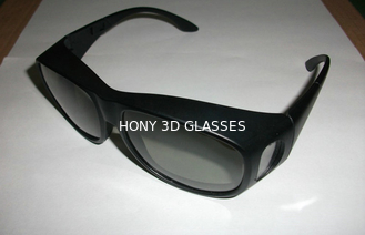 映画のための緑の線形分極された 3D ガラスのプラスチック Eyewear
