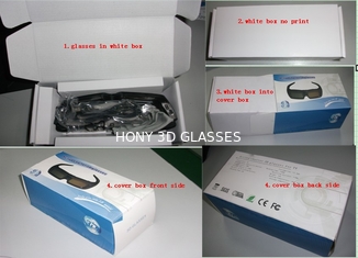 TVの3d電子ガラスのPCのプラスチック フレームのための鋭く活動的なシャッター3Dガラス
