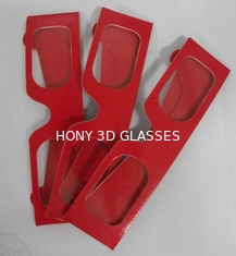 3Dデッサン映像、ボール紙フレームのための赤いColorcodeのペーパー3Dガラス