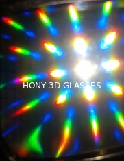 OEM/ODM 光学変数伝送のペーパー フレーム 3D の花火ガラス