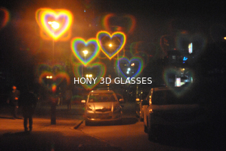 中心の回折ガラスの虹のペーパー ガラス250g Customzedの印刷