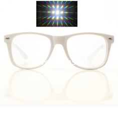 注文3D回折ガラス3Dの虹の花火プリズム効果ガラス