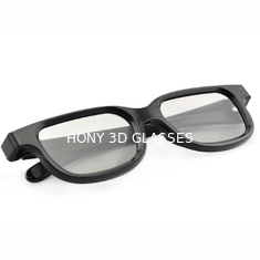 IMAXの劇場の黒フレームの安い3D Eyewearのためのロゴの印刷物3Dの映画館Glsses