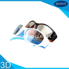 黒い/オレンジ色の堅いコーティング フレームの線形分極された3Dガラス