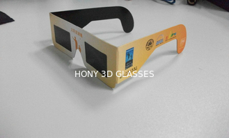 ペーパー フレームが付いている使い捨て可能な日食見るガラスの Eyewear