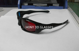 3D 映画のために再使用可能な流行のプラスチック赤い青緑色 3D ガラス
