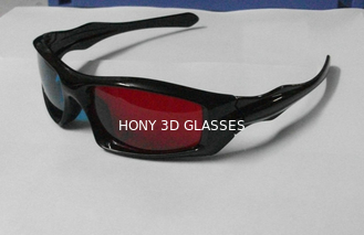 3D 映画のために再使用可能な流行のプラスチック赤い青緑色 3D ガラス