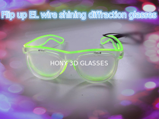 監視花火のための普及した El ワイヤー ガラスの回折効果レンズ