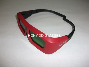 120Hz VR赤いDLPリンクCR2032リチウム電池が付いている活動的なシャッター3D TVガラス0.7ma