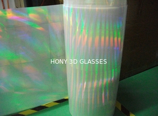 ペット レーザー プラスチック フレーム虹 3 d 花火眼鏡レンズでカスタマイズされた印刷