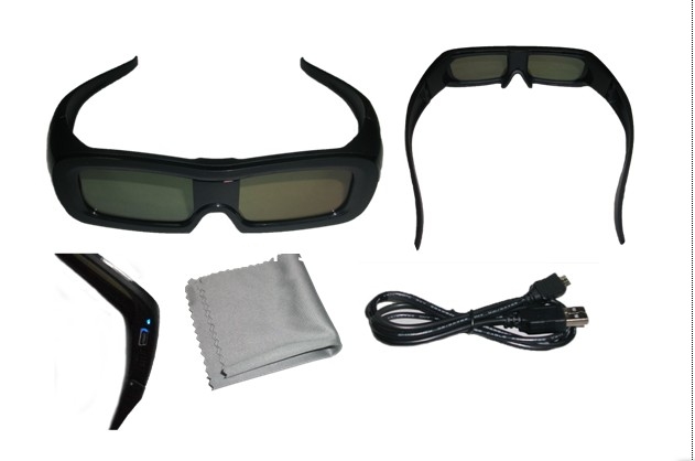 IR 活動的なシャッター 3D ガラスの再充電可能な自在継手 120Hz 86kPa - 106kPa