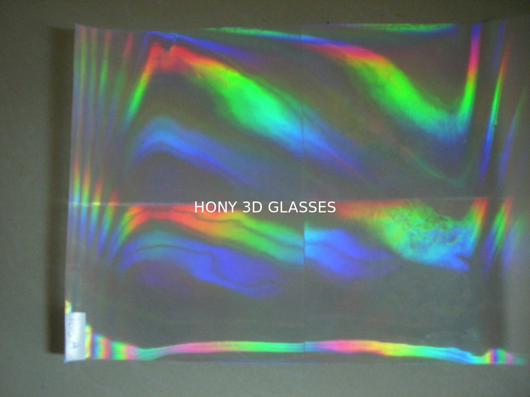 プラスチック フレームの虹は/旅行場所の 3d 花火ガラスを分散させます
