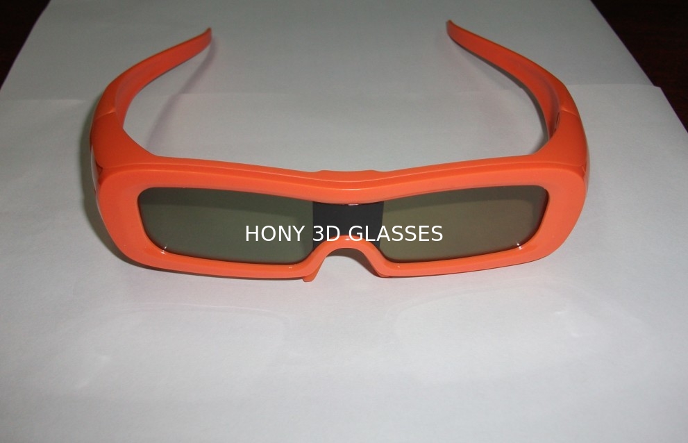 オレンジ フレーム Samsung TV のための普遍的で活動的なシャッター 3D ガラス