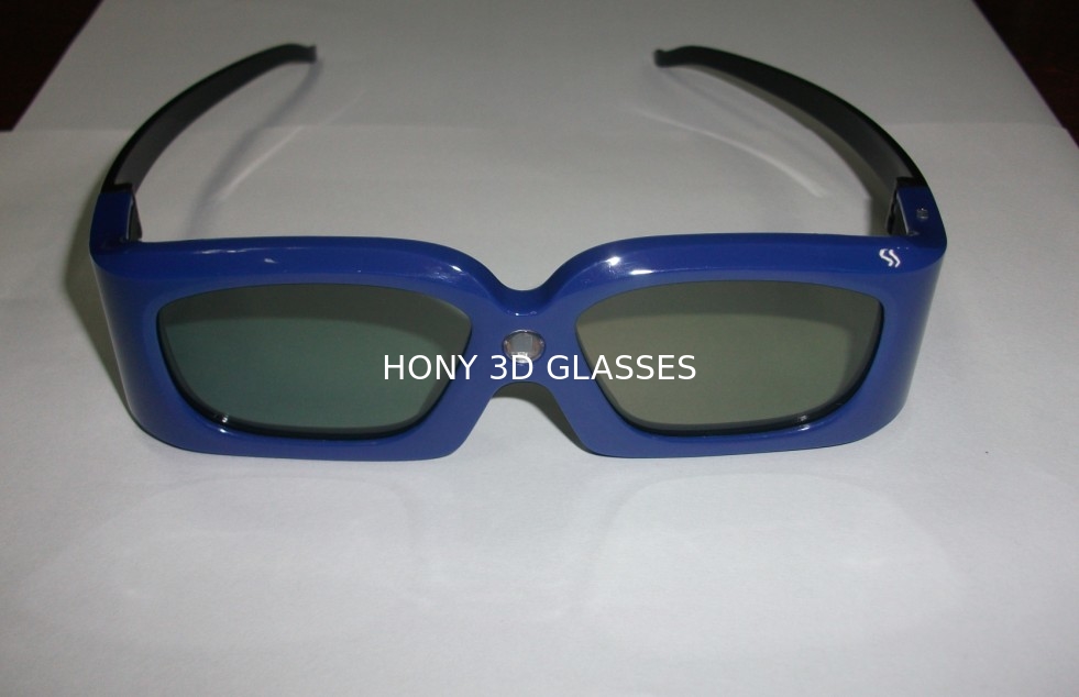 120Hz 3Dのための再充電可能なDLPリンク3Dガラスはプロジェクター、暗藍色の白を用意します